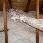 Insulation in the attic against cold and heat