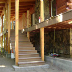 Entrance steps, home in Arnold, CA
